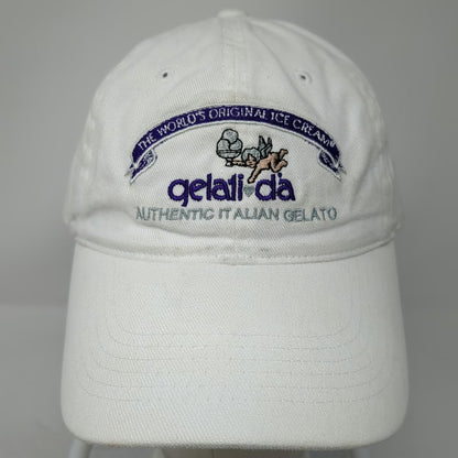 Sportsman Baseball Cap White One Size Gelati'da Authentic Italian Gelato Hat