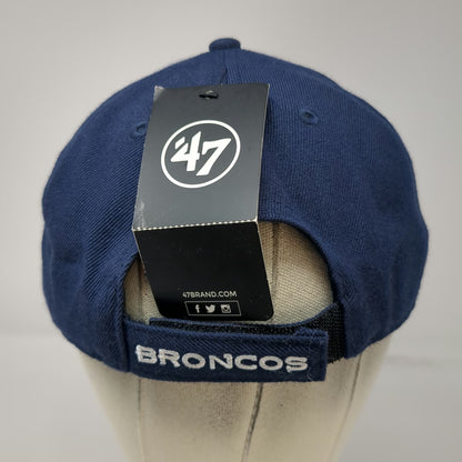 '47 MVP Denver Broncos NFL Blue Baseball Cap One Size Strapback Curved Brim Hat