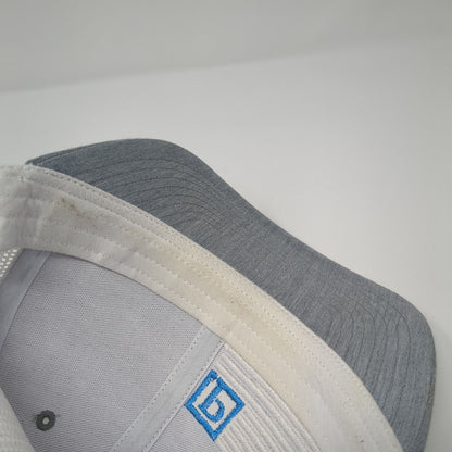 Richardson Snapback Mesh Back Trucker Hat Gray One Size Letter P Flag