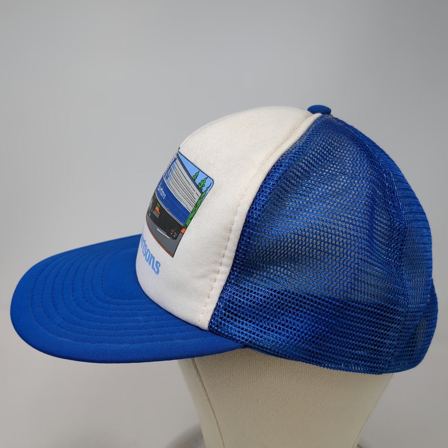Sportcap Albertsons Semi Truck Grocery Logo Blue One Size Trucker Hat Snapback