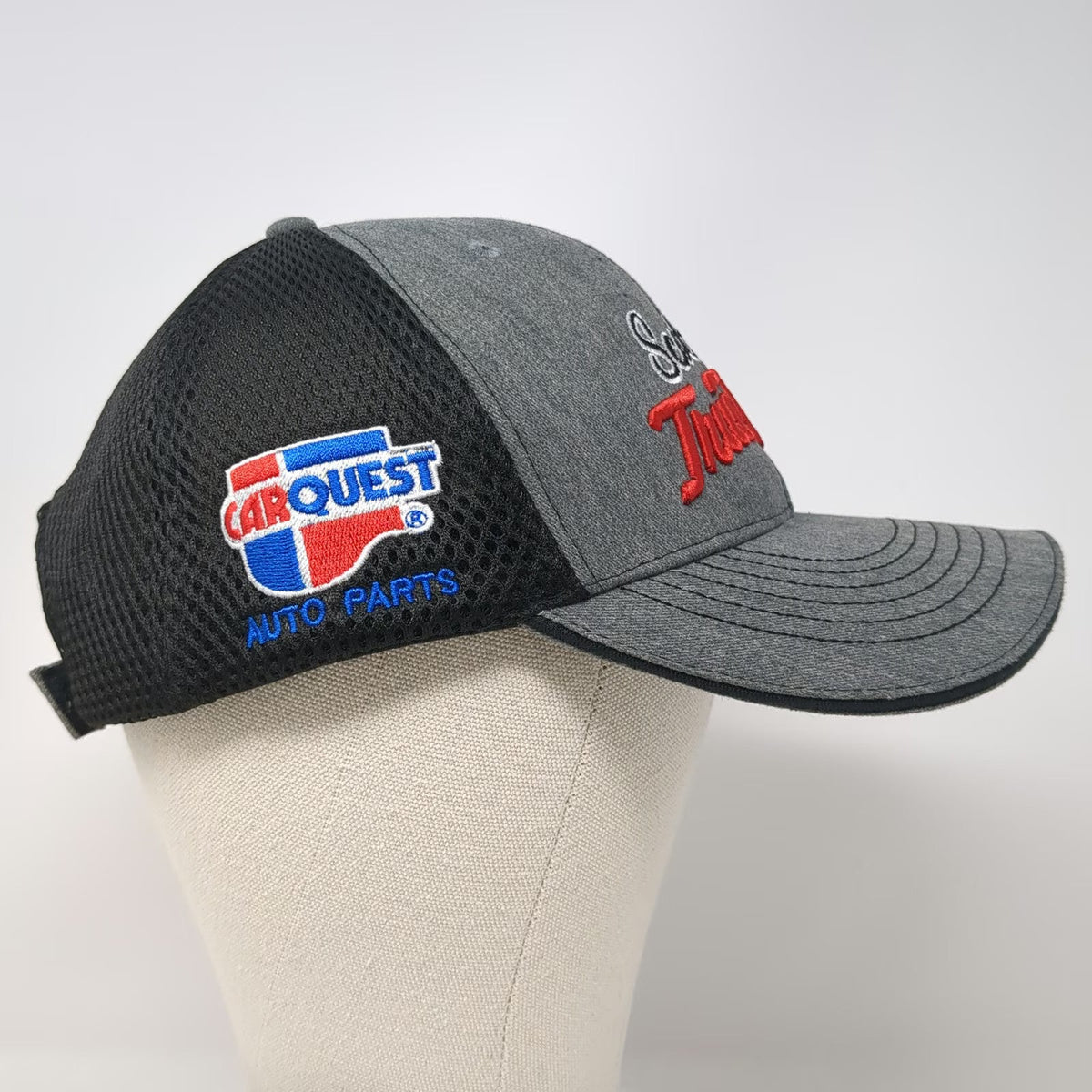 360 Apparel Baseball Cap Gray One Size Scotty's True Value Carquest Mesh Hat