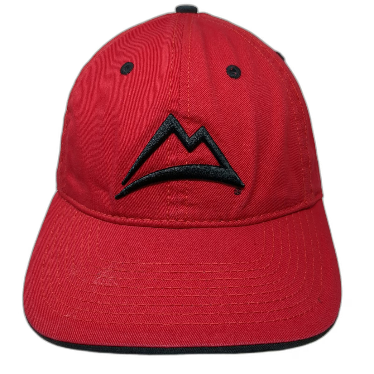 The Game Coors Light Mountain Logo Red Black Baseball Cap Hat One Size Slideback