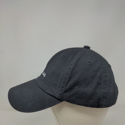 Dog Dad Slideback Hat Black One Size Adjustable Solid Embroidered