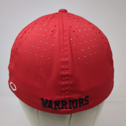 EvoShield Baseball Cap Red White M Warriors Perforated Flexfit Team Logo hat