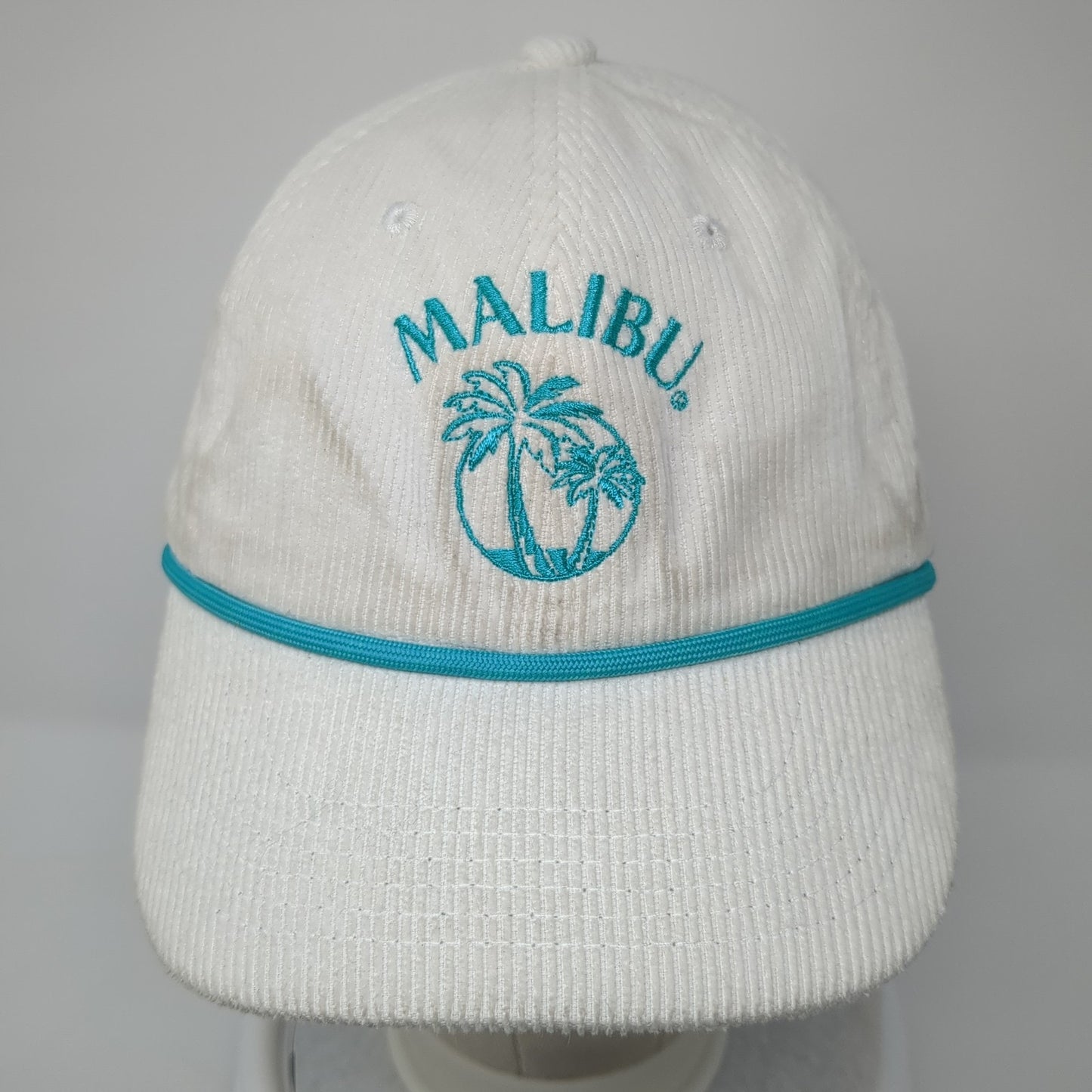 Malibu Slideback Baseball Cap Beige One Size Adjustable Rope Corduroy
