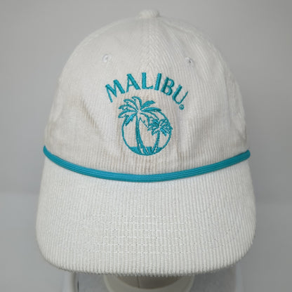 Malibu Slideback Baseball Cap Beige One Size Adjustable Rope Corduroy