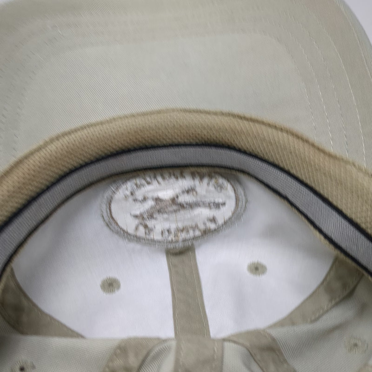 Imperial La Quinta Country Club Roadrunner USA Flag Baseball Cap Beige One Size
