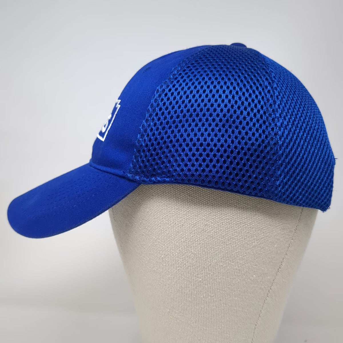 Lowe's Baseball Cap Blue White One Size Mesh Back Strapback Embroidered Logo Hat