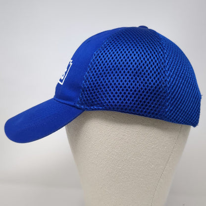 Lowe's Baseball Cap Blue White One Size Mesh Back Strapback Embroidered Logo Hat