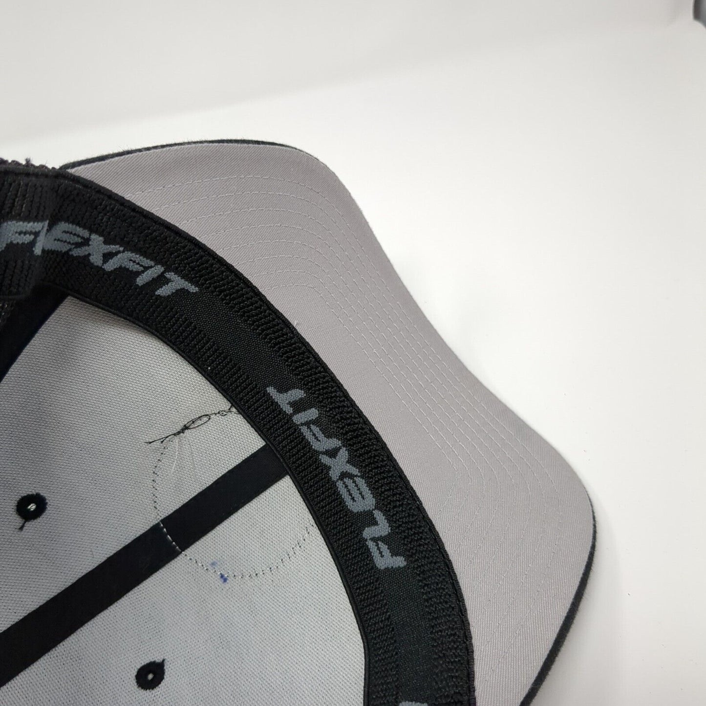 CMS Recycling Inc. Fitted Mesh Back Trucker Hat Black S/M Port Authority