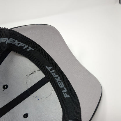 CMS Recycling Inc. Fitted Mesh Back Trucker Hat Black S/M Port Authority