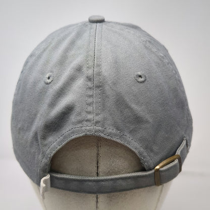 Life is Good Baseball Cap Gray One Size Mountain Embroidery Cotton Slideback Hat