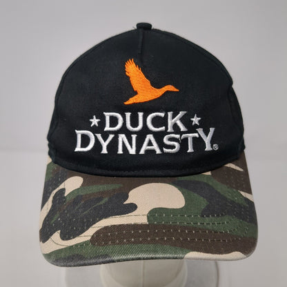 Duck Dynasty Strapback Hat Camouflage One Size Adjustable Embroidered Cotton