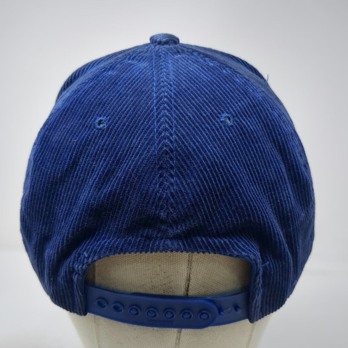 Kansas Jayhawks NCAA Blue Trucker One Size Snapback Corduroy Hat Embroidered