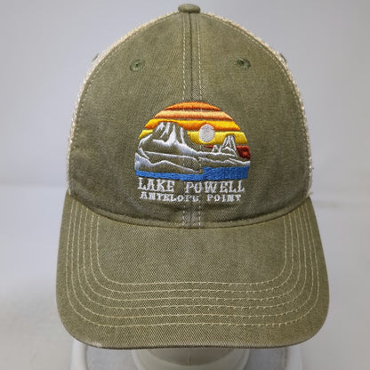 Headmost Trucker Hat Green One Size Lake Powell Antelope Point Mesh Snapback