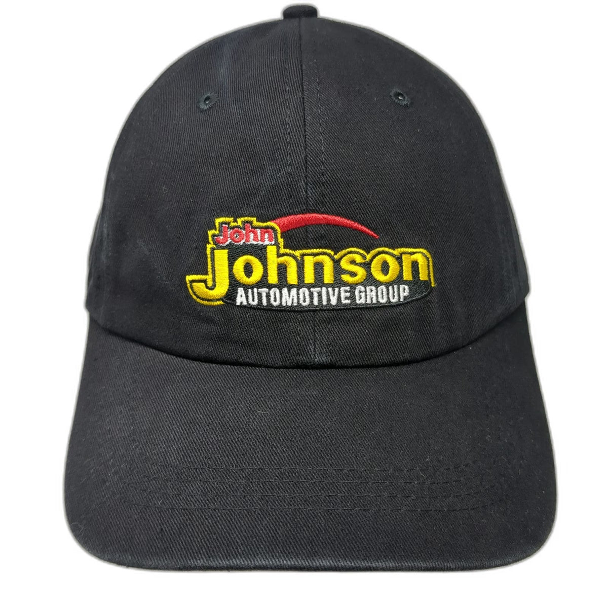 John Johnson Automotive Group Black Baseball Cap One Size Strapback Logo Hat