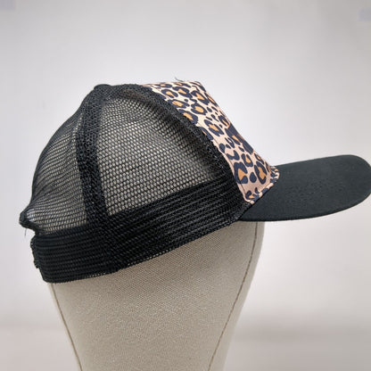 Wild & Free Snapback Mesh Back Trucker Hat Multi One Size Animal Print