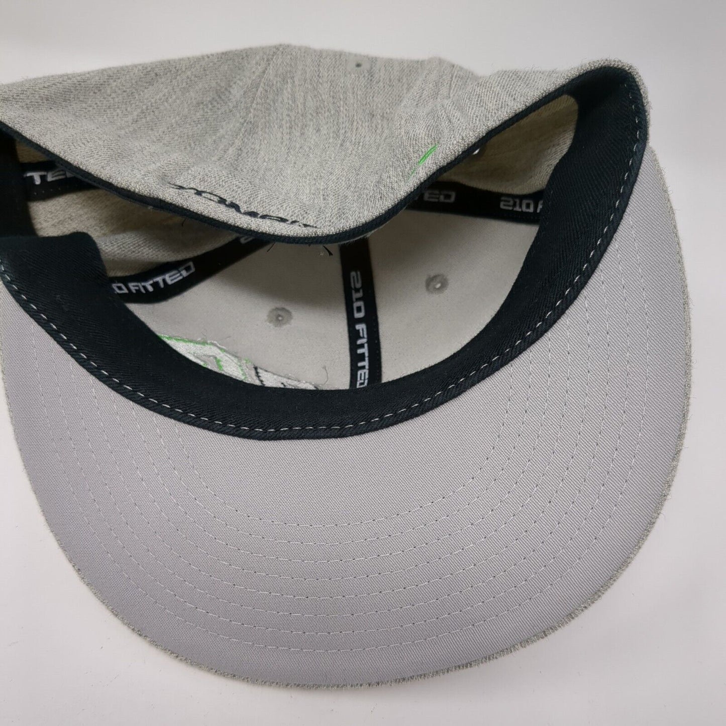 ZA Zombie Acres Fitted Hat Gray 7 1/4-7 5/8 Embroidered Flexfit Tech