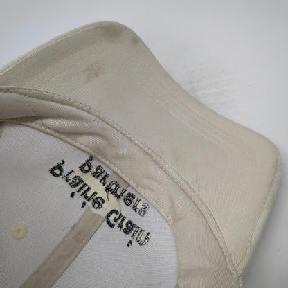 Prairie Grain Partners Baseball Cap Beige OSFM Cotton Slideback Hat Embroidery