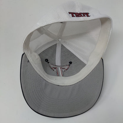 Troy Fitted Mesh Back Hat Red Embroidered Logo The Game Pro Poly Blend
