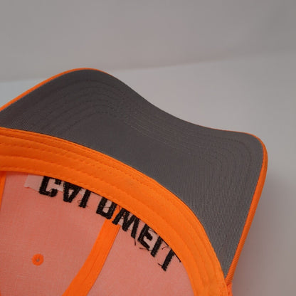 Caldwell Snapback Trucker Hat Orange One Size Adjustable Mesh Back Otto