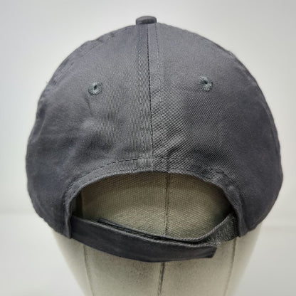 Port & Company Manasquan Bank Hat Gray OSFM Baseball Cap Strapback Piping Logo
