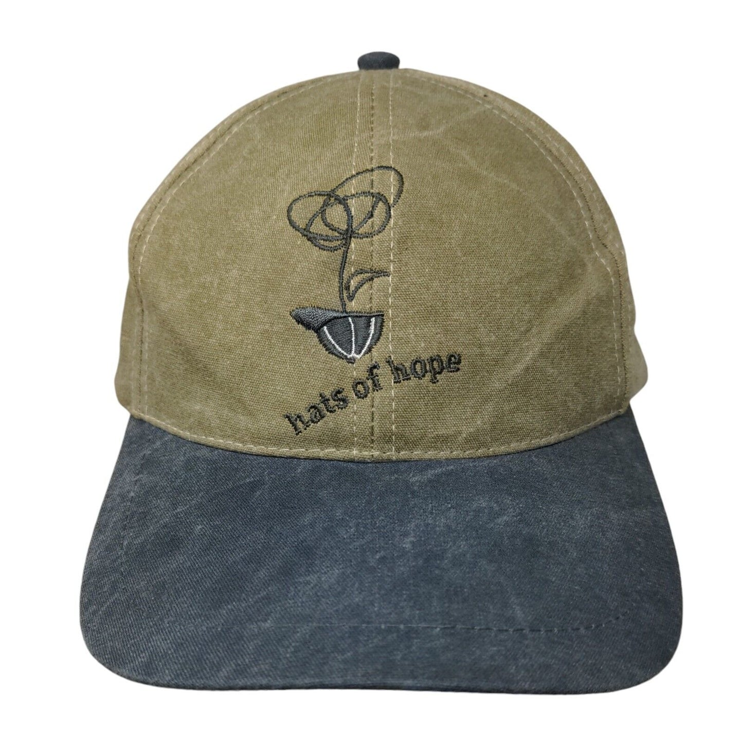 Hats of Hope Strapback Hat Multicolor OSFA Adjustable Embroidered Cotton