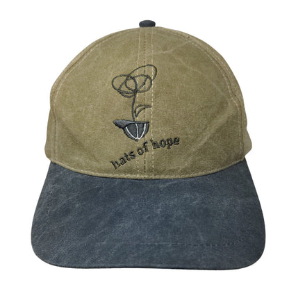 Hats of Hope Strapback Hat Multicolor OSFA Adjustable Embroidered Cotton