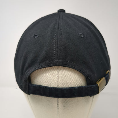 Known Supply Bird & Branch 5 Panel Hat Black One Size Organic Cotton Slideback