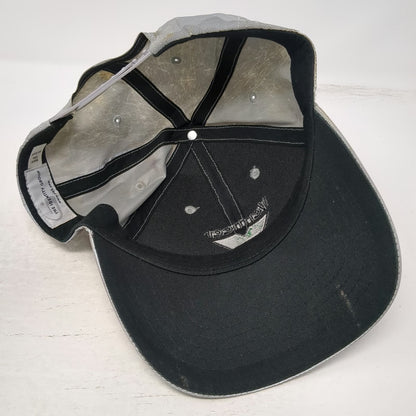 Vermeer Snapback Hat Gray Camo One Size Industrial Logo Polyester Adjustable