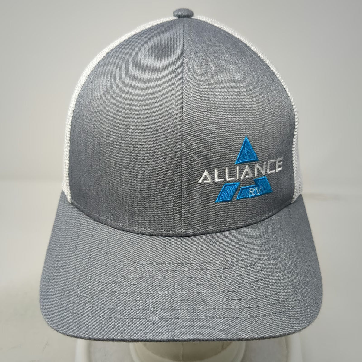 Cap America Trucker Hat Gray One Size Alliance RV Embroidered Mesh Snapback
