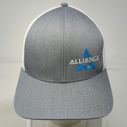 Cap America Trucker Hat Gray One Size Alliance RV Embroidered Mesh Snapback