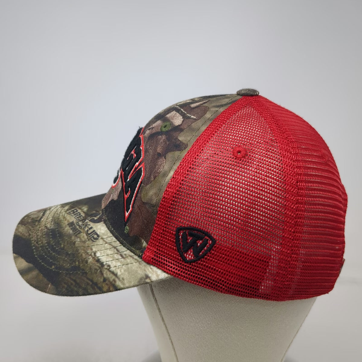 Top of the World Georgia Bulldogs NCAA Trucker Hat Red Camo Snapback One Size