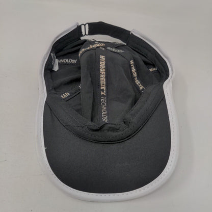 Arctic Cool Strapback Hat Black One Size Adjustable Embroidered Logo