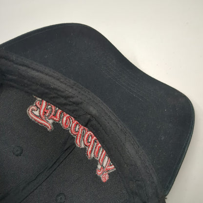 Freddy's Trucker Hat Black One Size Mesh Snapback Embroidered Logo Steakburger