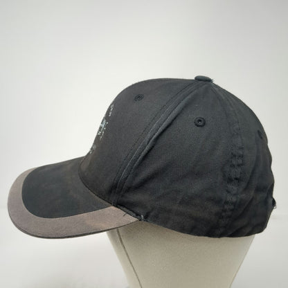 Port Authority Baseball Cap Black One Size Reclaimed Lumber Products Hat Cotton