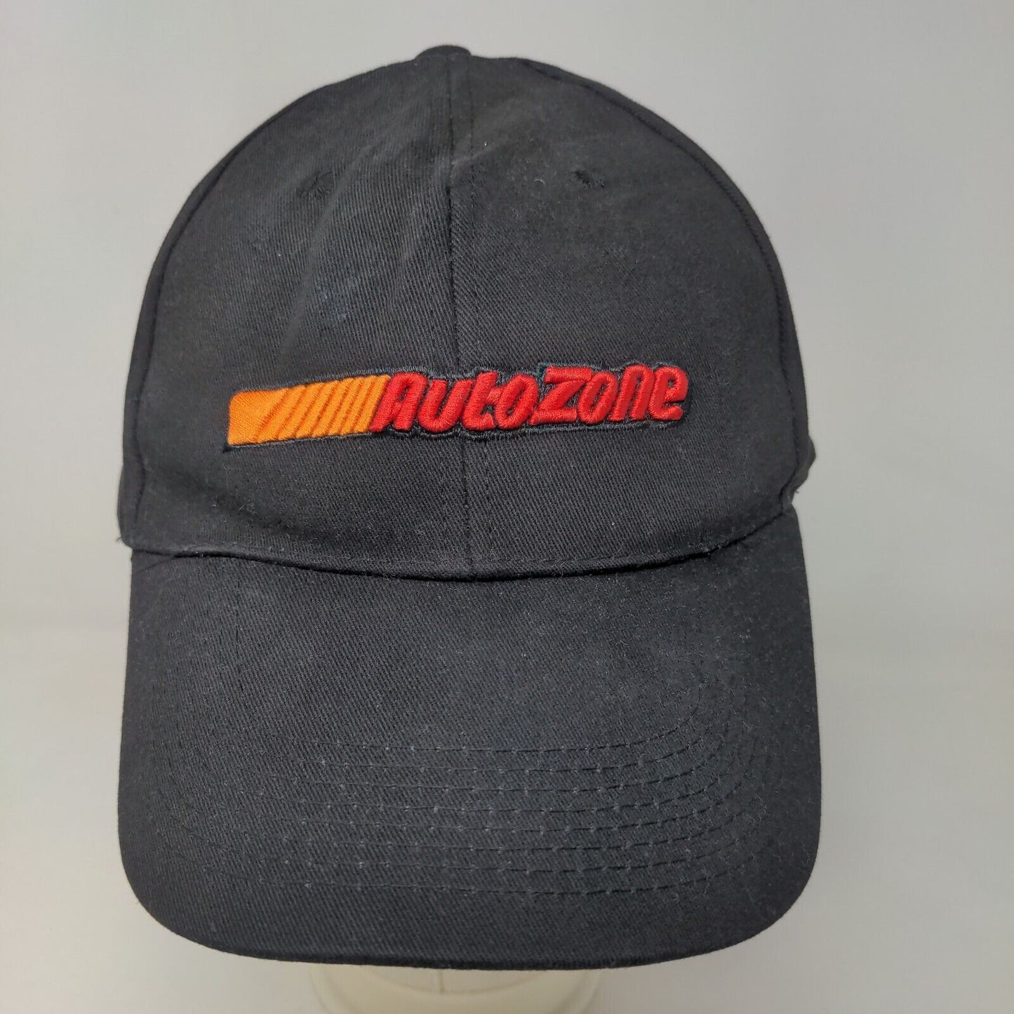 Auto Zone Men's Strapback Hat Black OSFA Embroidered Logo Employee Uniform