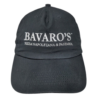 Bavaro's Pizza Napoletana & Pastaria Strapback Hat Black OSFA 6 Panel Hit Wear
