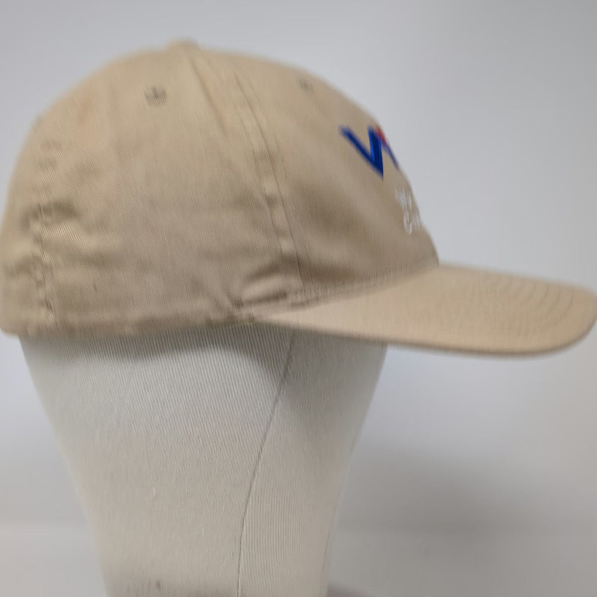 Port Authority Baseball Cap Beige XL West Valley Construction WVC Flexfit Hat