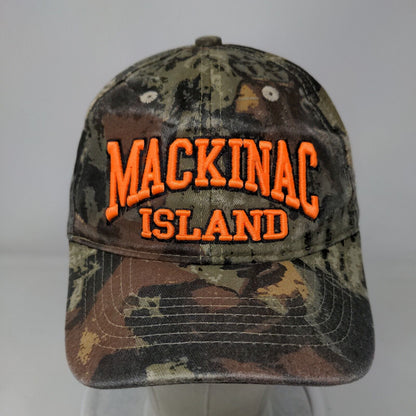 Mackinac Island Child Strapback Hat Camouflage One Size Embroidered JHats