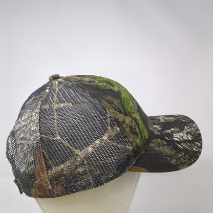 Core & Main Folds Of Honor Strapback Trucker Hat Camo OS Adjustable Mesh Back