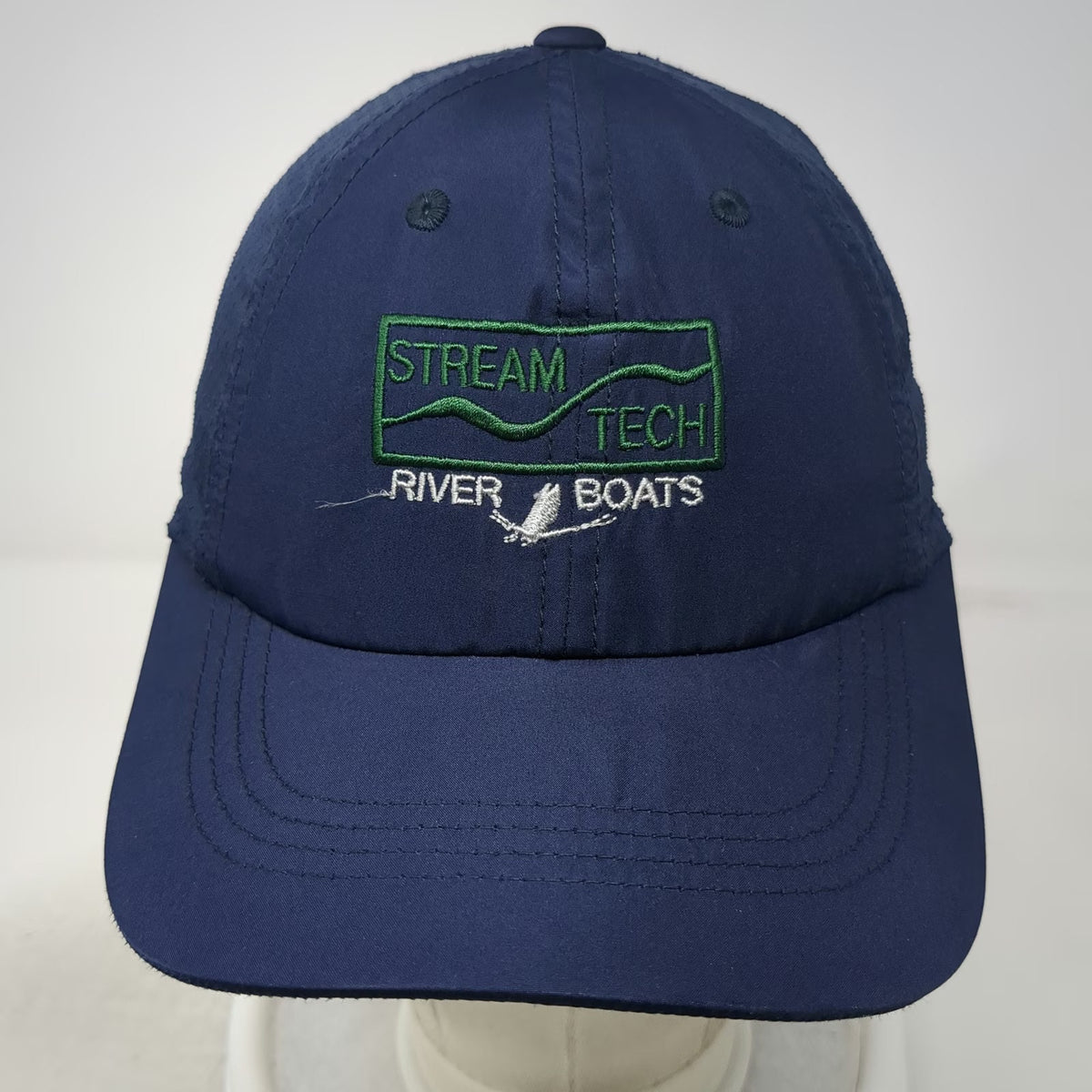 Port Authority Blue Baseball Cap One Size Stream Tech River Boats Maravia Hat
