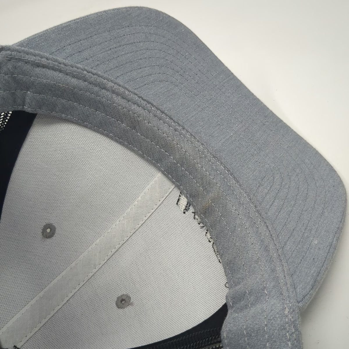 Richardson Trucker Hat Gray One Size Laird Manufacturing Mesh Back Snapback