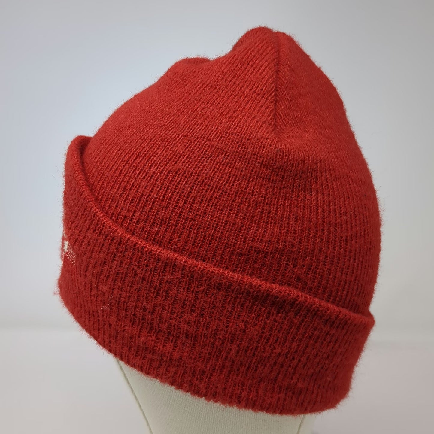 Indiana University Hoosiers NCAA Global Red Beanie One Size Embroidered Hat OS