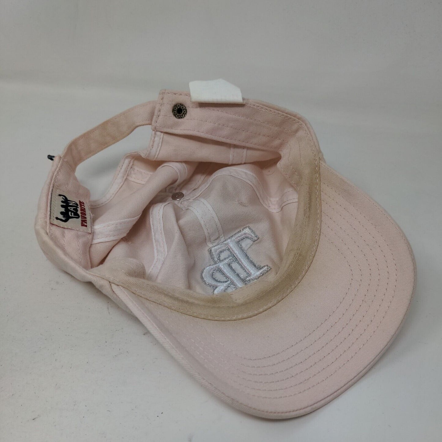 Fan Favorite Women's Slideback Hat Pink OSFA Tampa Bay Rays Embroidered Logo