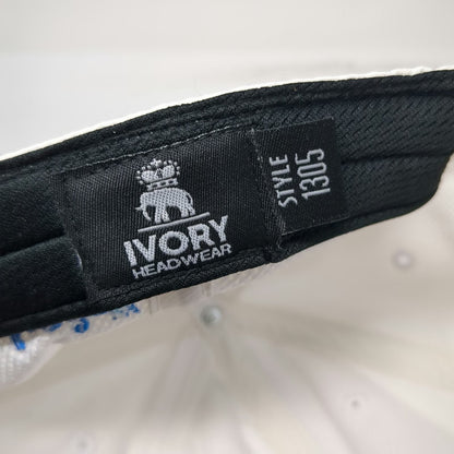 Ivory Headwear Albertsons Boise Open Golf White Baseball Cap One Size Signed Hat