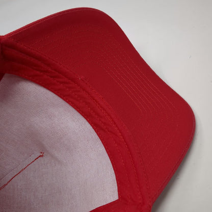 UltraClub 5 Panel Red Hat One Size Tony Casale Landscape Masonry Strapback