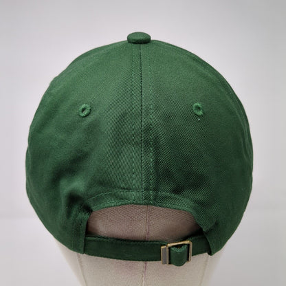 Gruns Slideback Hat Green One Size Adjustable Embroidered 6 Panel