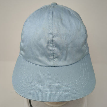 Unbranded Strapback Hat Blue One Size Stretch Lightweight 6 Panel Blank