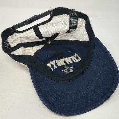 Dallas Cowboys NFL 47 Trucker Hat Blue One Size Mesh Snapback Star Logo Graphic